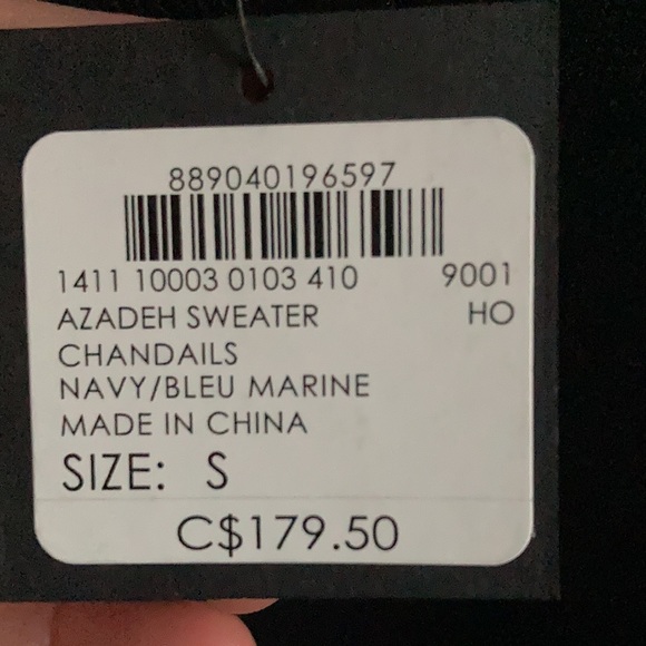 New with tag Club Monaco sweater size small - Picture 10 of 10